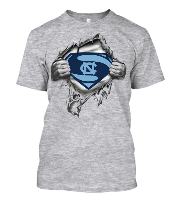 North Carolina Tar Heels Superman T-Shirt