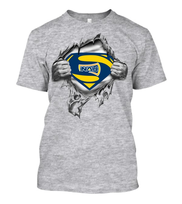 Nau Northern Arizona Lumberjacks Superman Emblem 272 T-Shirt
