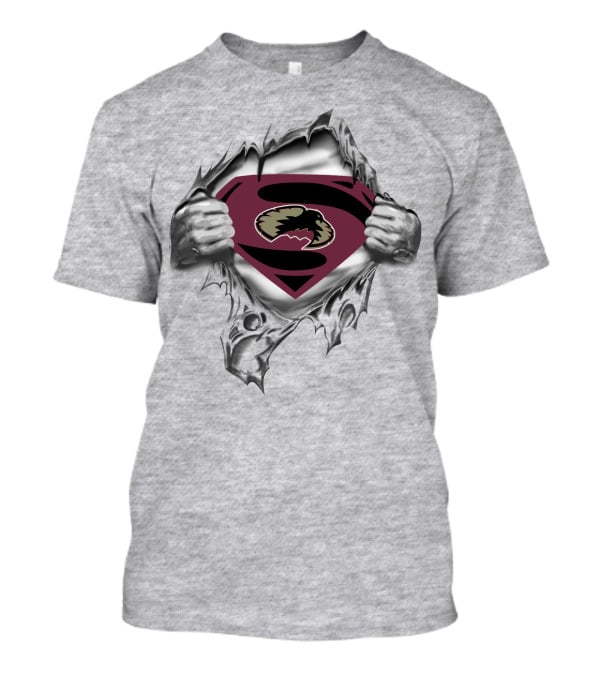Denver Pioneers Superman Logo With Torn T-Shirt