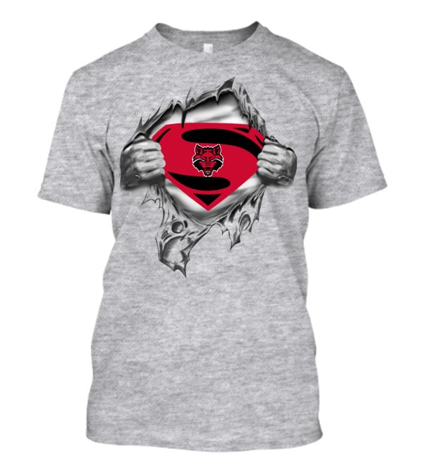 Superman Arkansas State Red Wolves T-Shirt