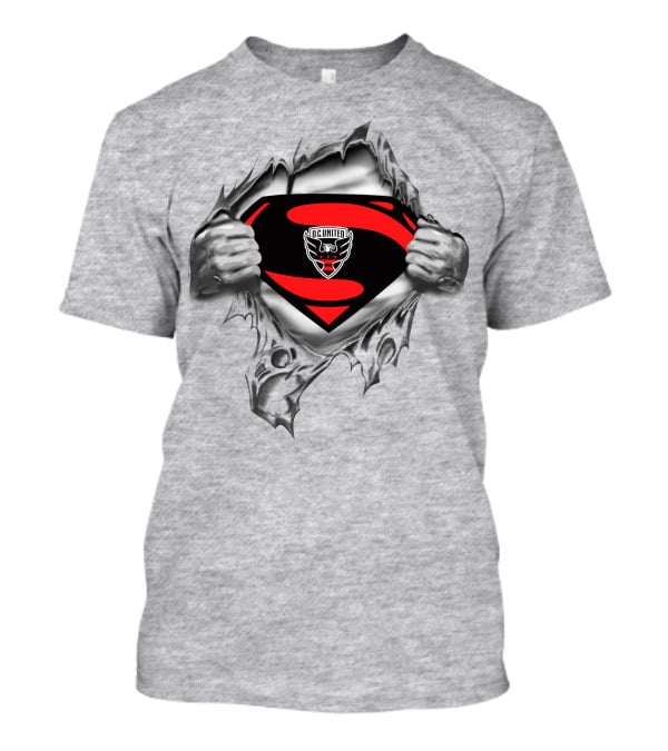Dc United Superman Shield T-Shirt