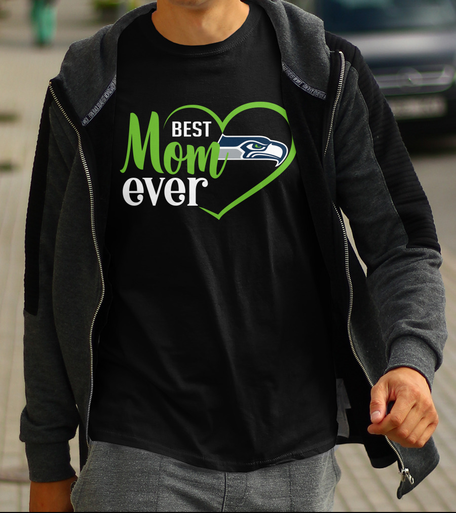 Best Mom Ever Seattle Seahawks T-Shirt