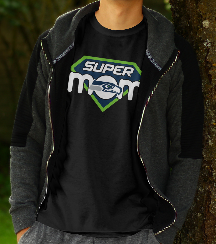 Super Mom Seattle Seahawks T-Shirt