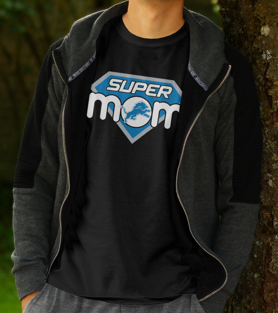 Super Mom Detroit Lions T-Shirt