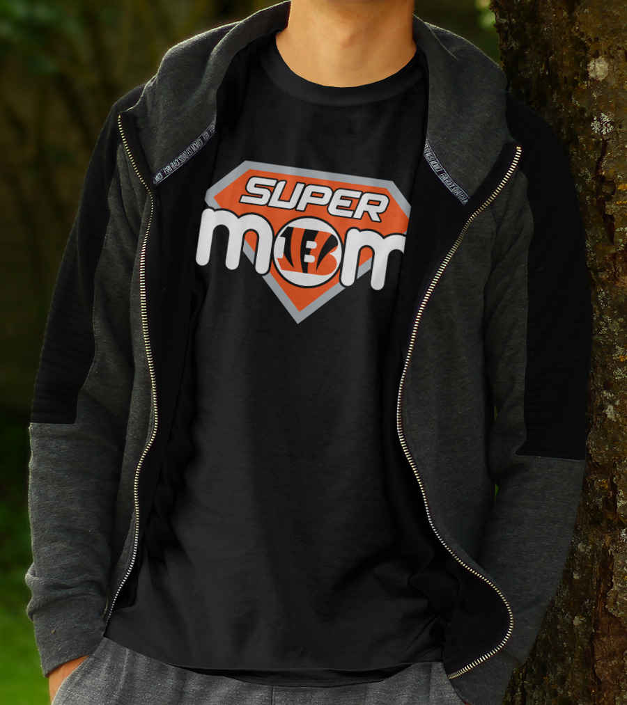 Cincinnati Bengals Super Mom Nfl Fan T-Shirt