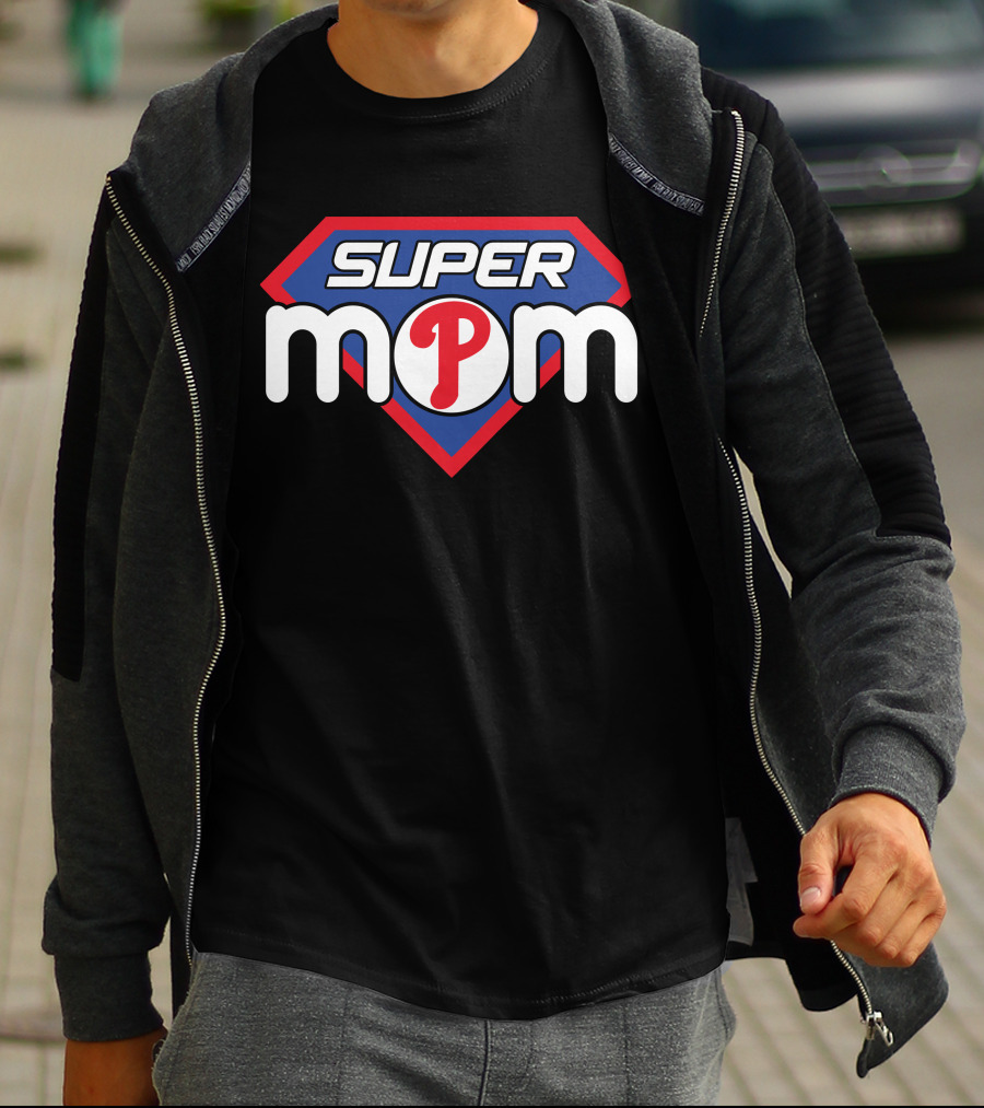 Super Mom Philadelphia Phillies 'P' T-Shirt