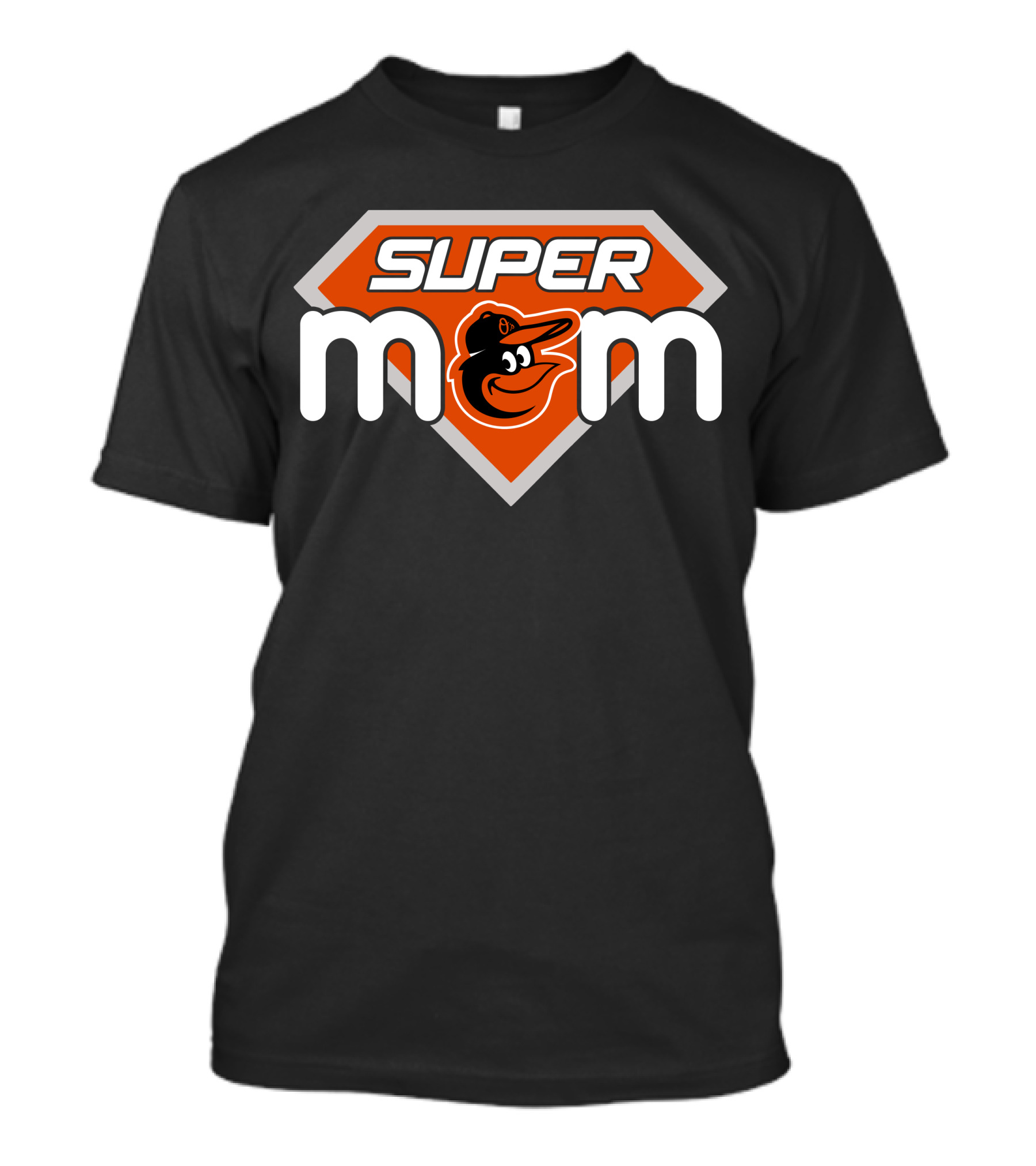 Baltimore Orioles Super Mom Mlb Sports Fan T-Shirt
