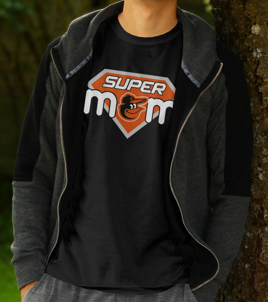 Baltimore Orioles Super Mom Mlb Sports Fan T-Shirt