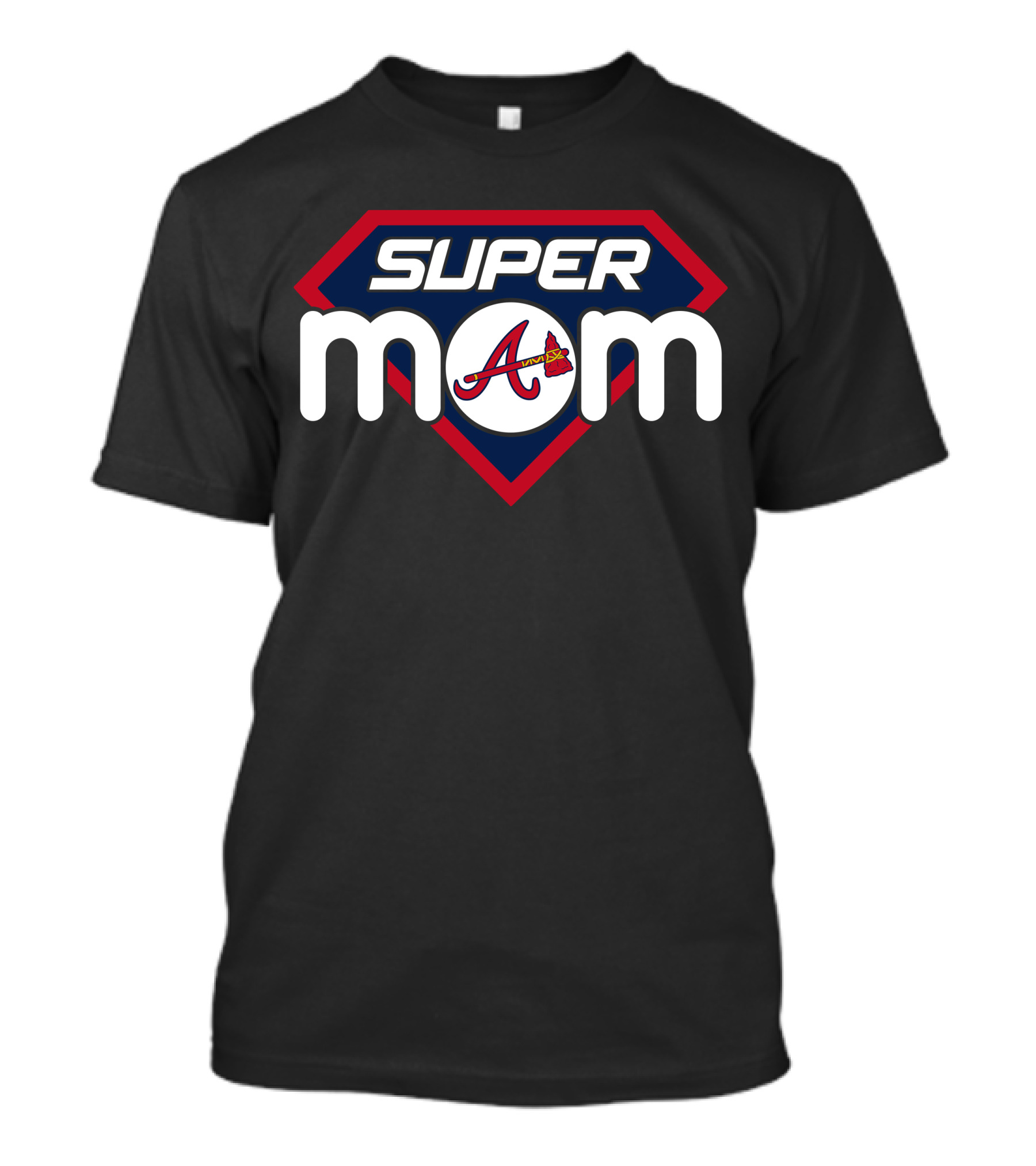 Super Mom Atlanta Braves Logo 60 T-Shirt