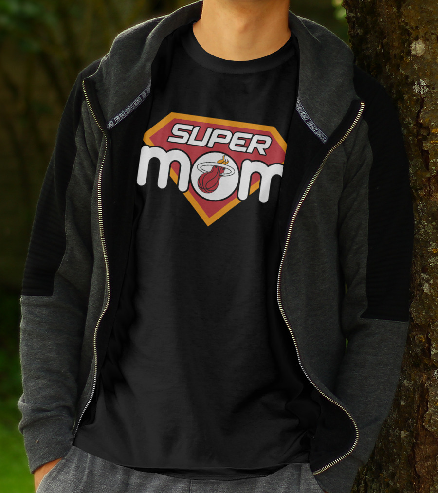 Miami Heat Super Mom Hero Style T-Shirt