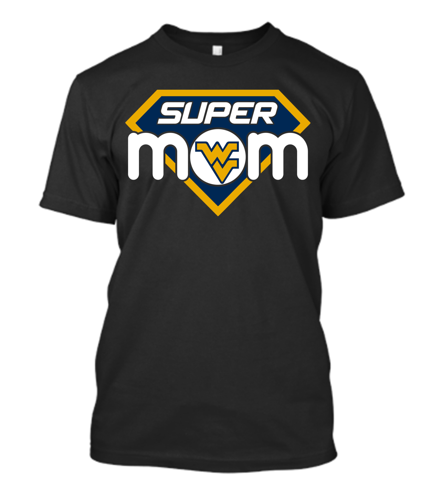 Super Mom West Virginia Mountaineers Wv T-Shirt