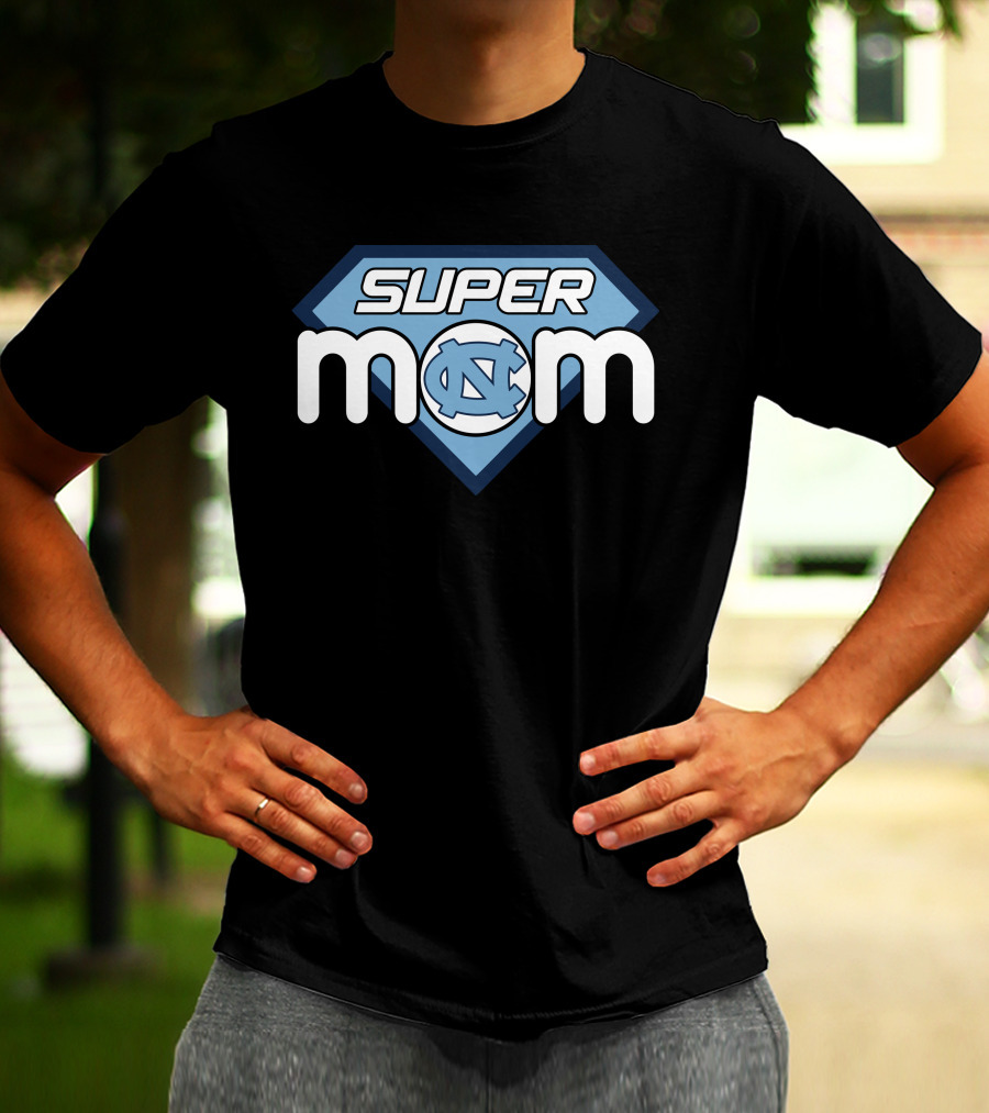 North Carolina Tar Heels Super Mom Emblem 157 T-Shirt