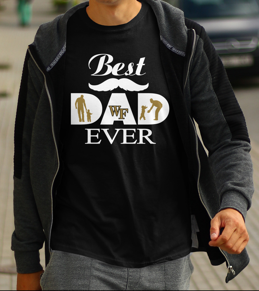 Best Dad Ever Wf Wake Forest T-Shirt