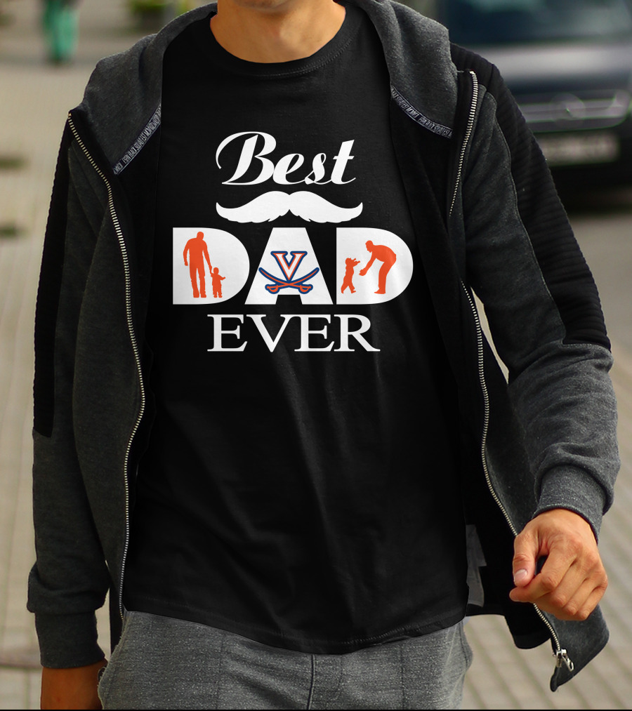 Virginia Cavaliers Best Dad Ever T-Shirt