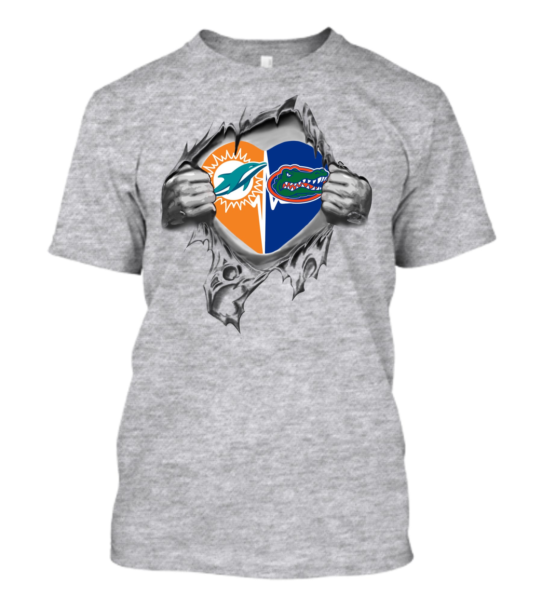 Dolphins Florida Gators It's In My Heart T-Shirt