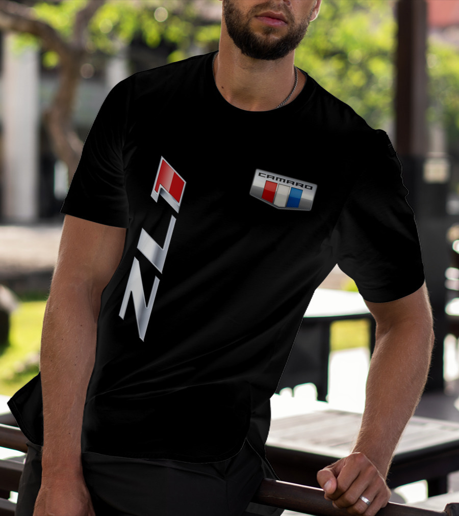Camaro ZL1 Badge With Red White Blue Emblem T-Shirt