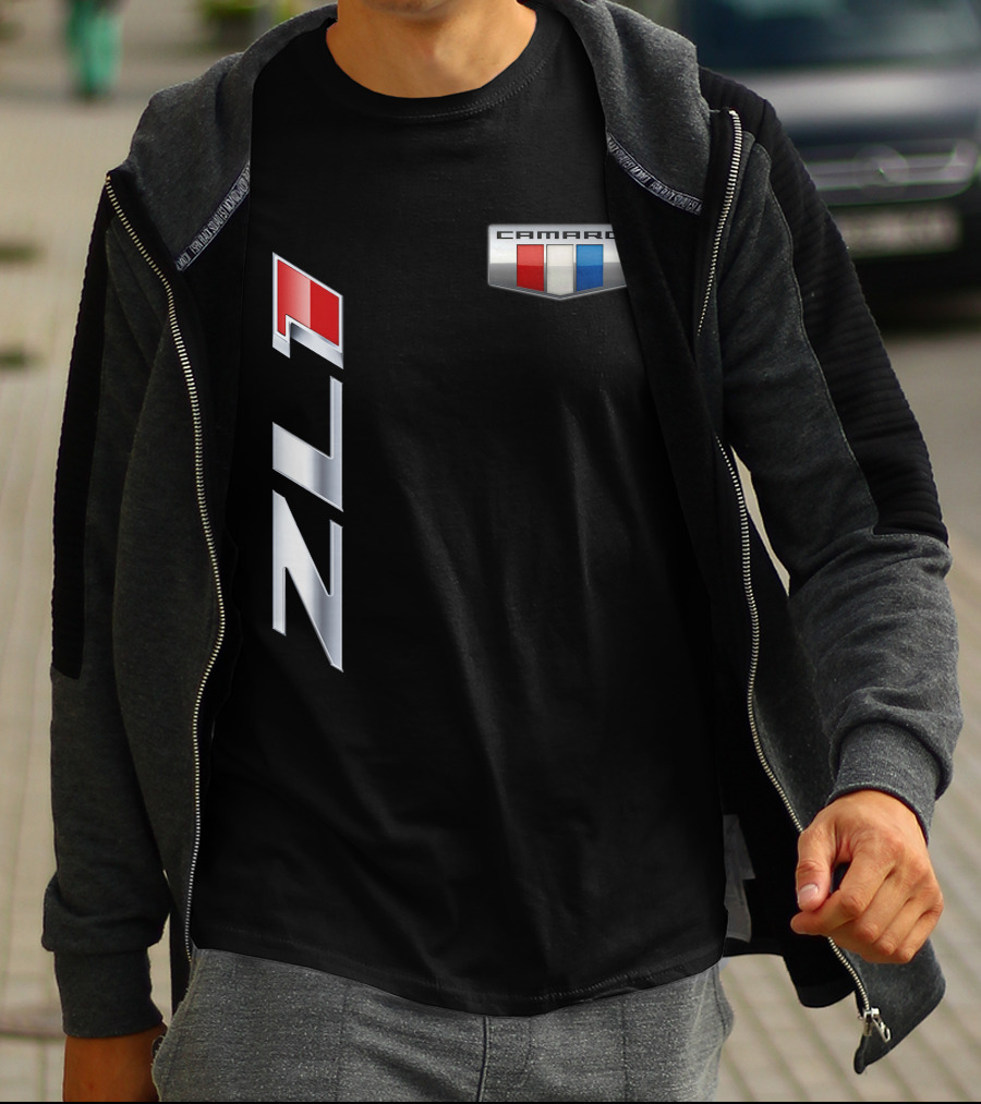 Camaro ZL1 Badge With Red White Blue Emblem T-Shirt