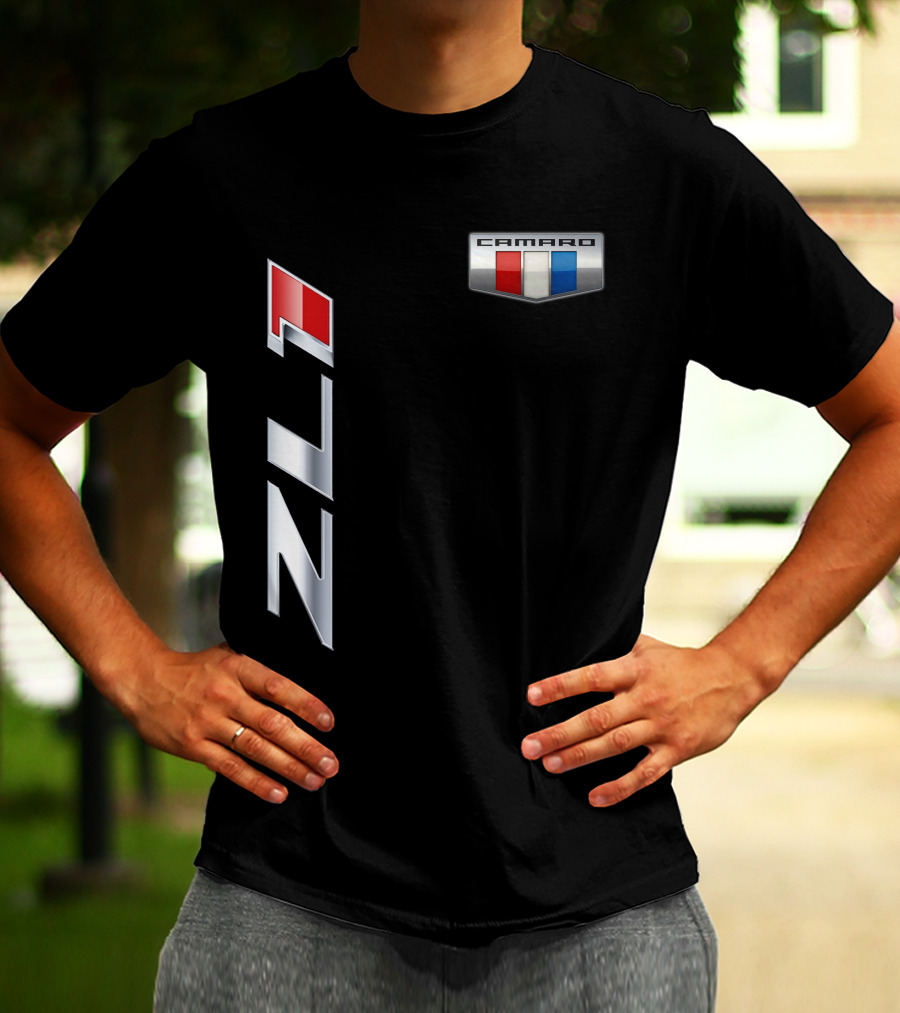 Camaro ZL1 Badge With Red White Blue Emblem T-Shirt