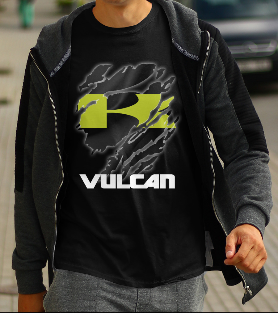 Vulcan Kawasaki Racing Claw Texture Rip T-Shirt