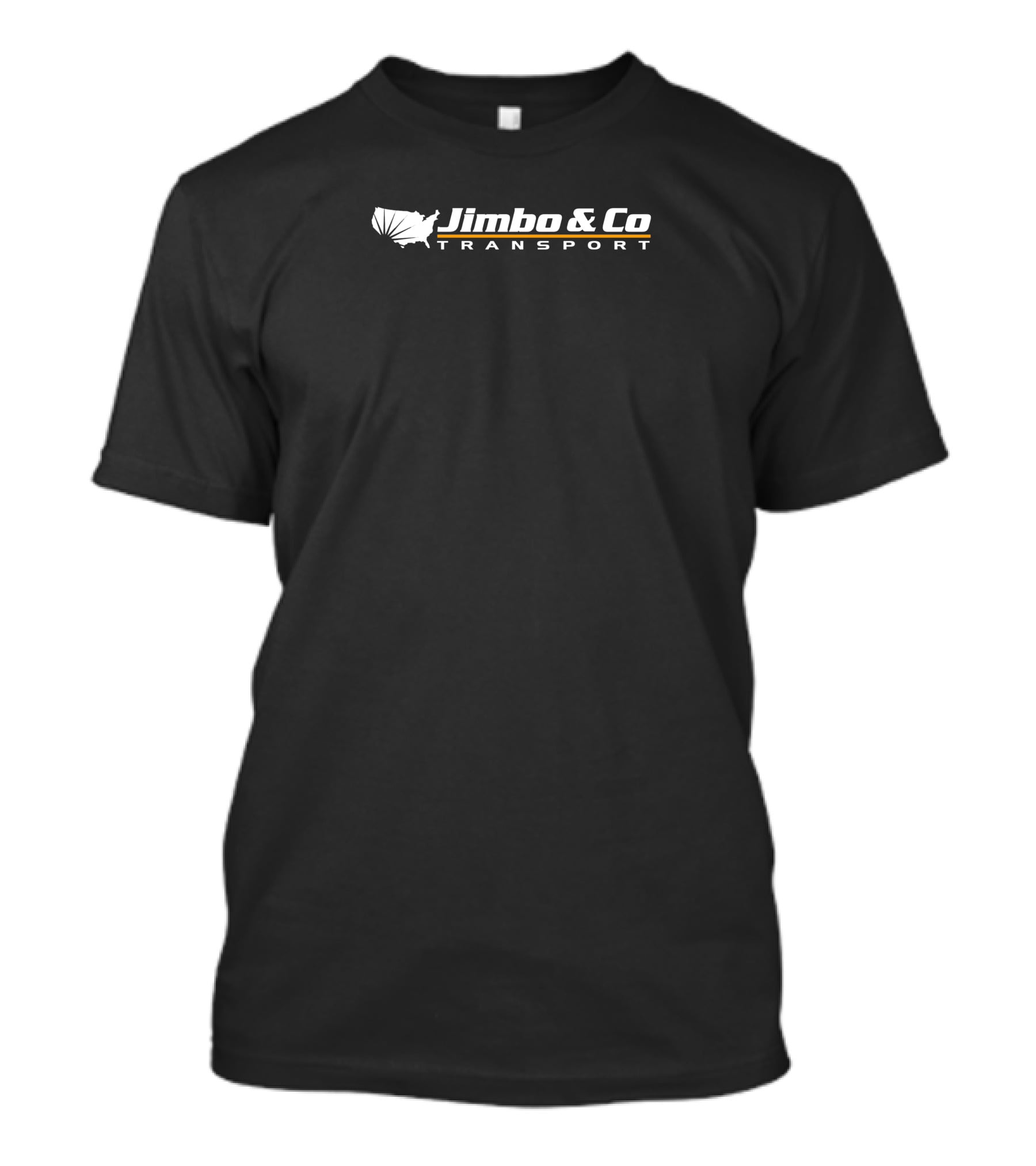 Jimbo And Co Transport Vertical Logo With Stylized T-Shirt