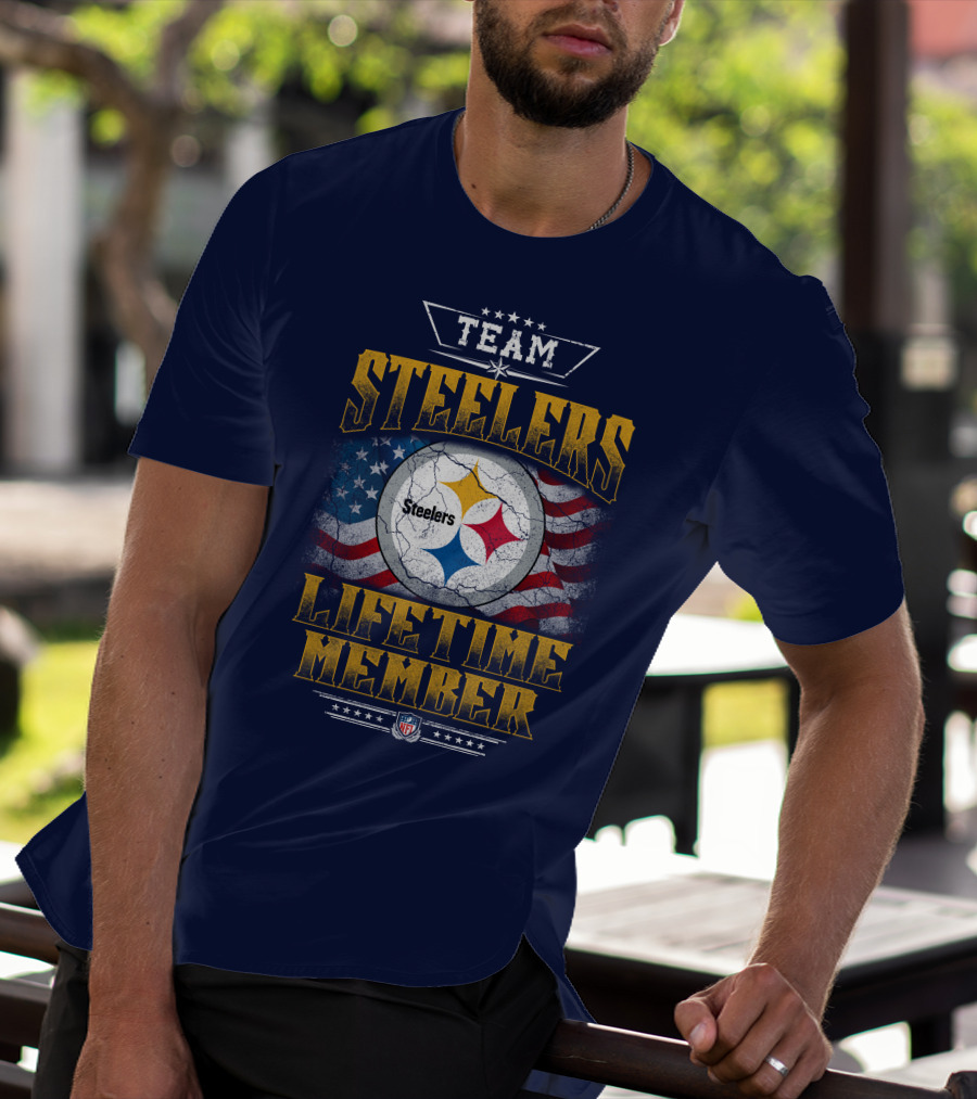 Team Steelers Lifetime Member T-Shirt