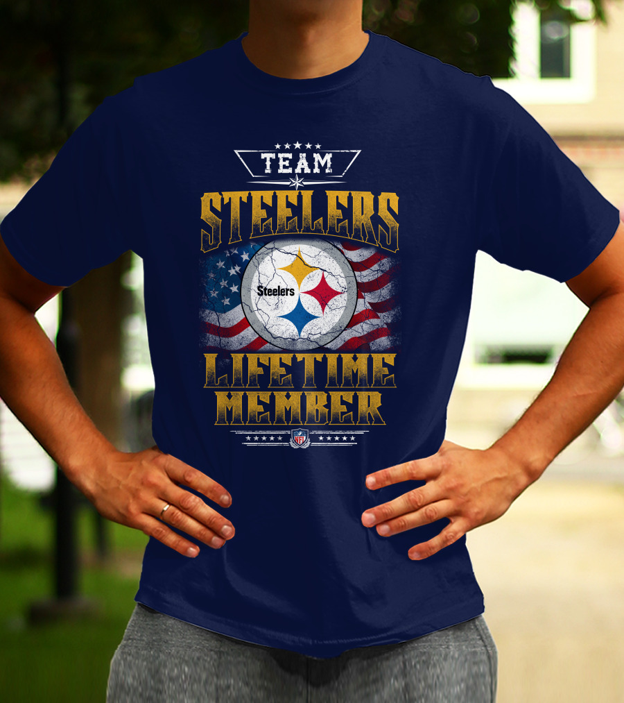 Team Steelers Lifetime Member T-Shirt