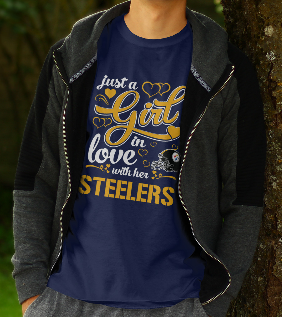 Just A Girl In Love With Her Pittsburgh Steelers T-Shirt