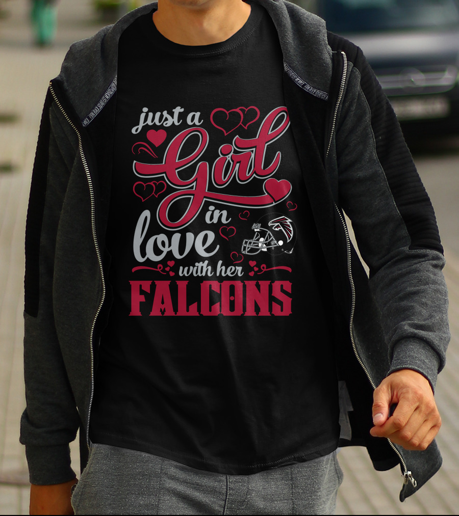 Just A Girl In Love With Her Atlanta Falcons T-Shirt