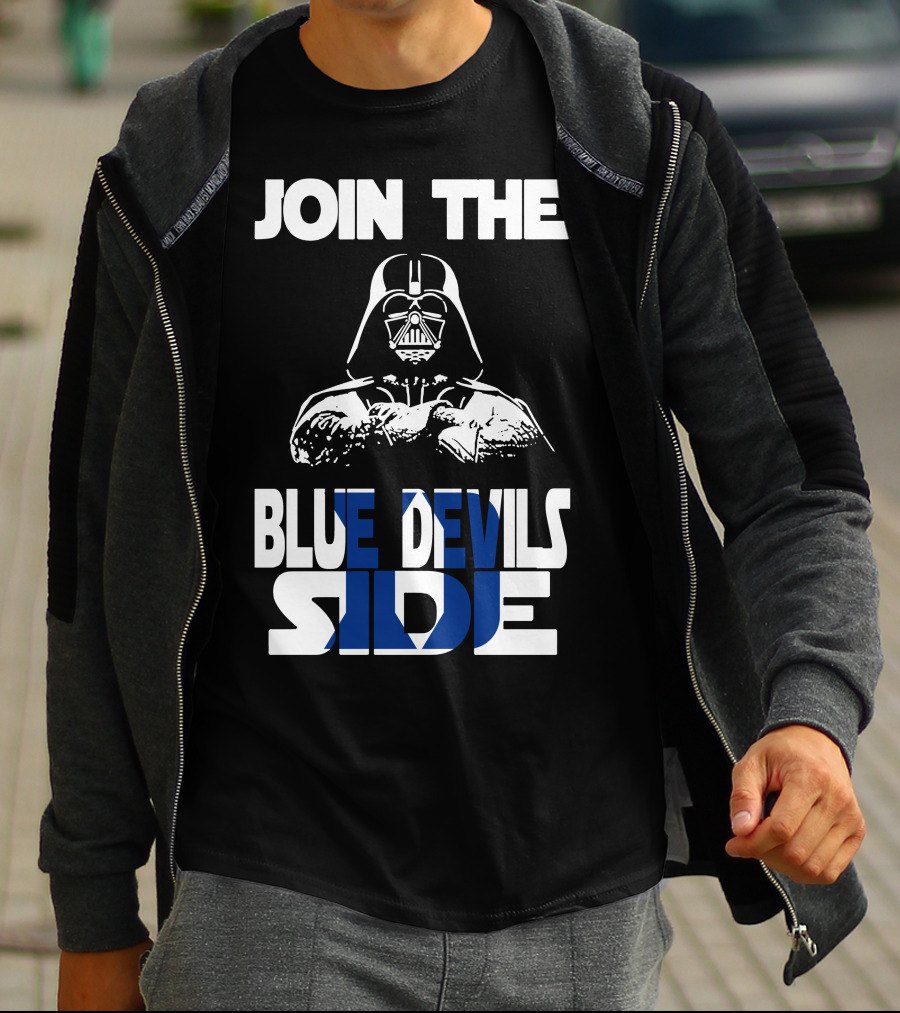 Join The Blue Devils Side T-Shirt