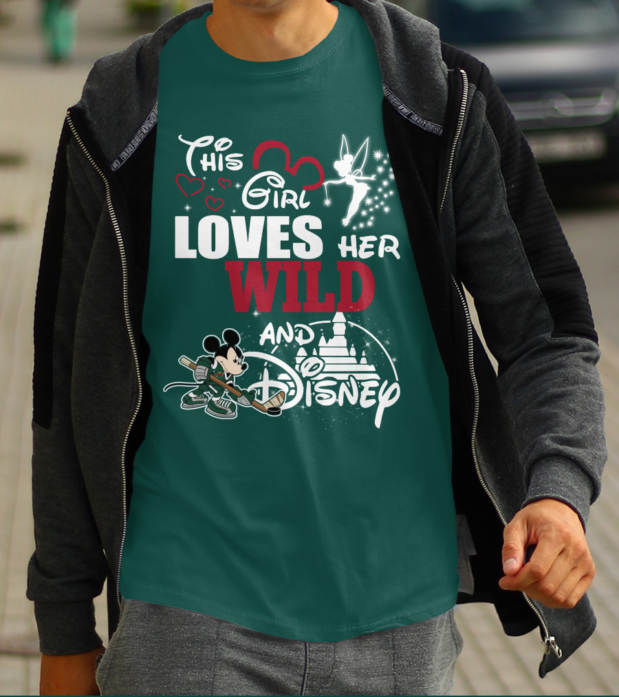 This Girl Loves Her Wild And Disney T-Shirt