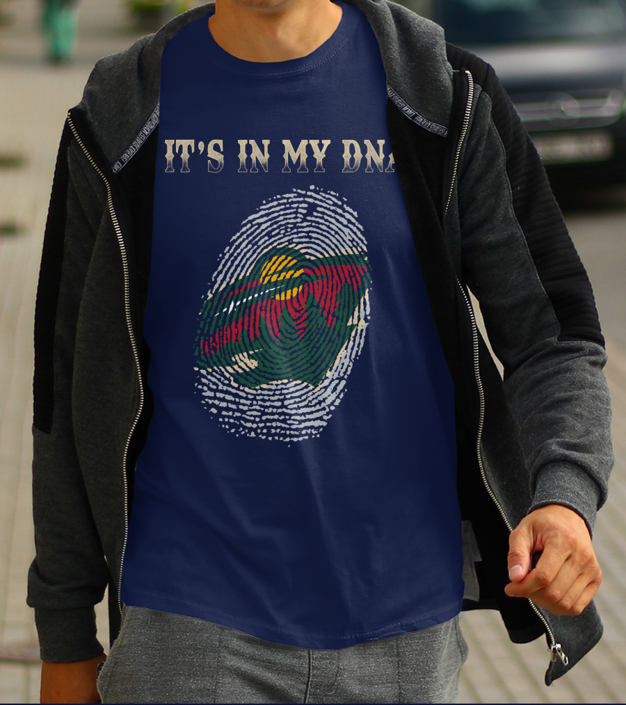 It's In My Dna Minnesota Wild T-Shirt