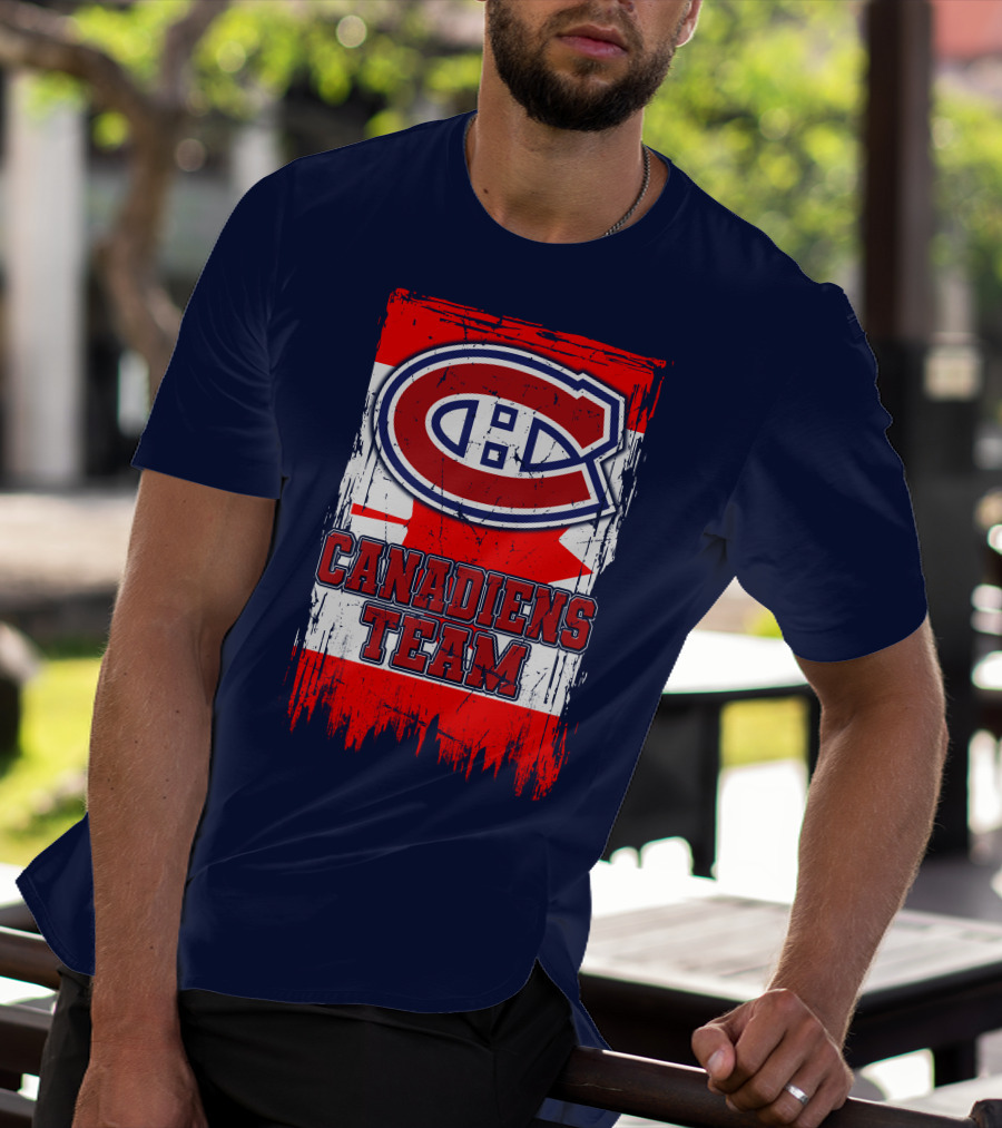 Montreal Canadiens Team Flag T-Shirt