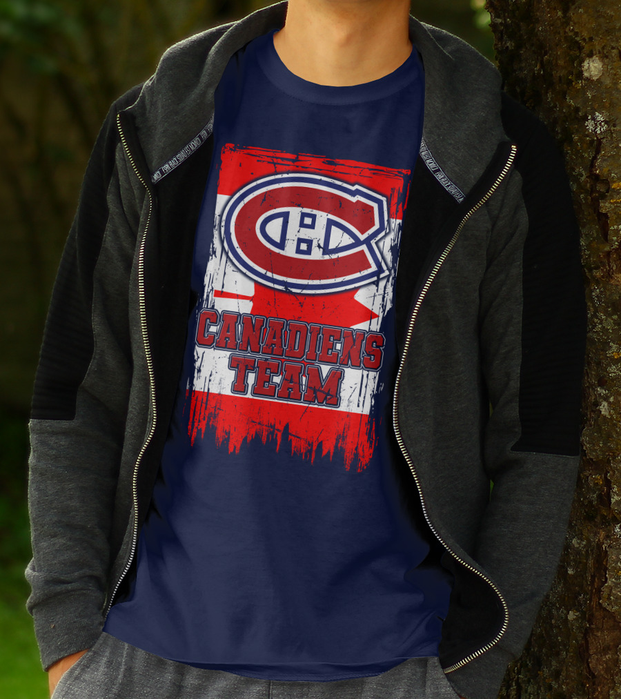 Montreal Canadiens Team Flag T-Shirt