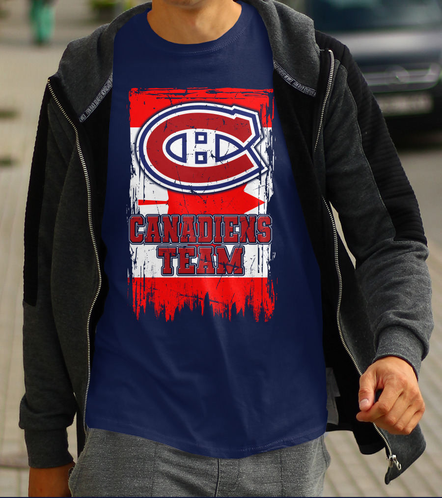 Montreal Canadiens Team Flag T-Shirt