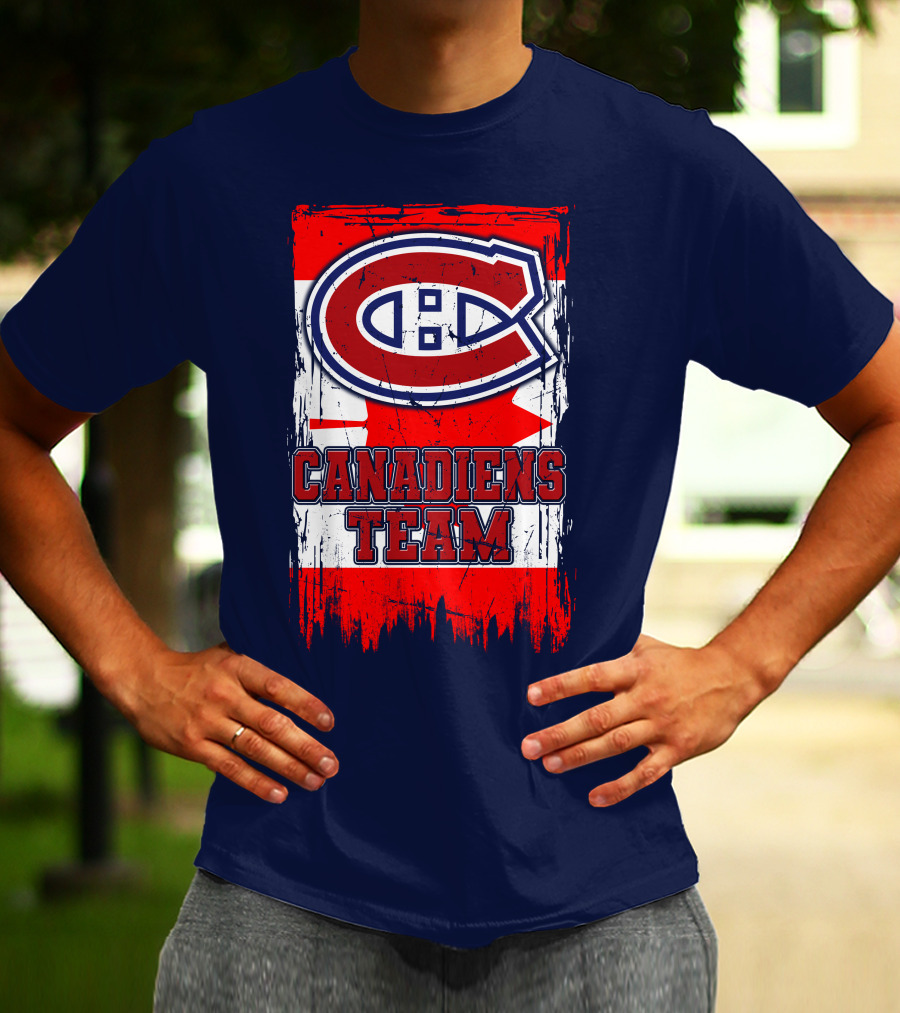 Montreal Canadiens Team Flag T-Shirt