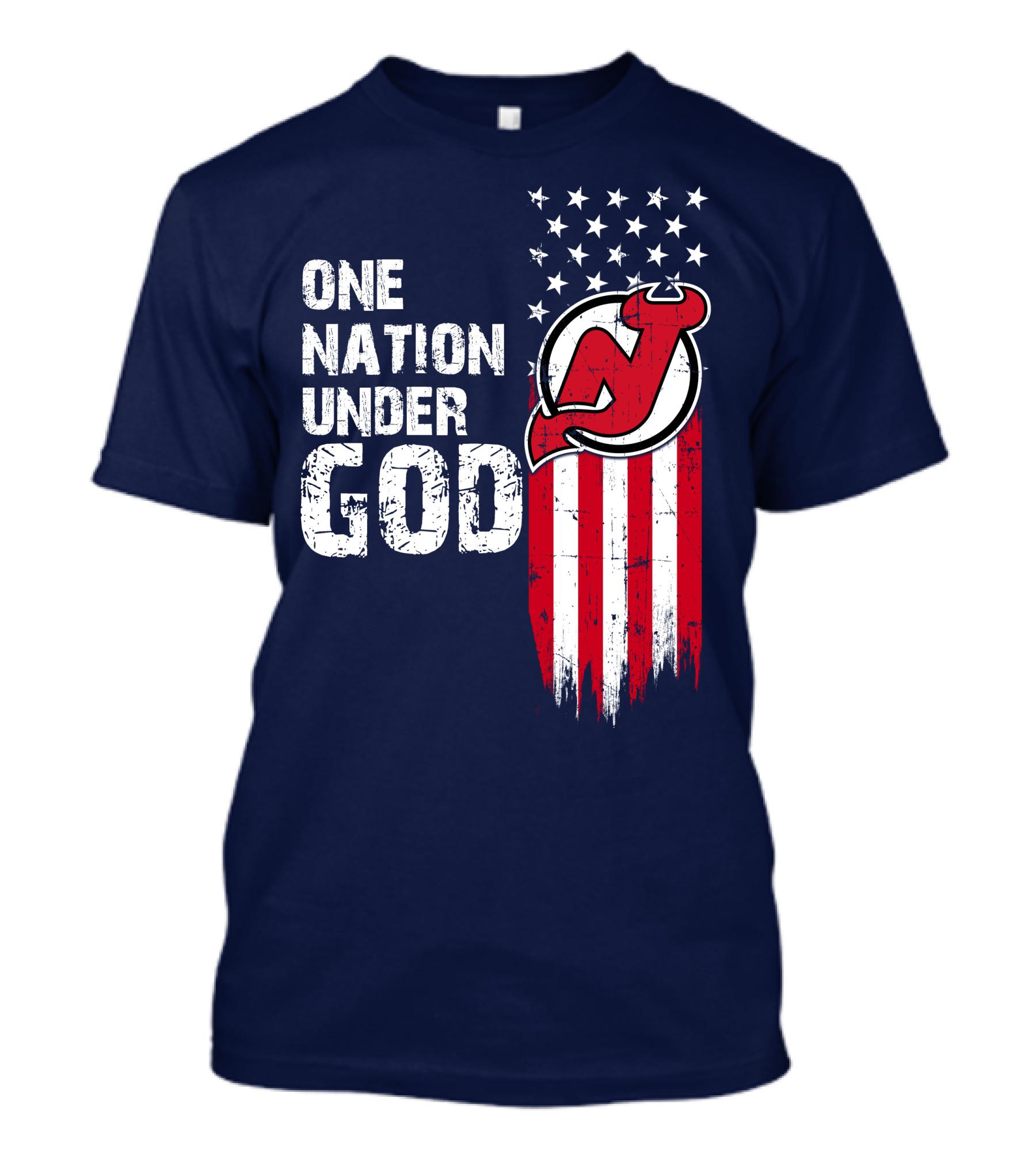 One Nation Under God New Jersey Devils T-Shirt