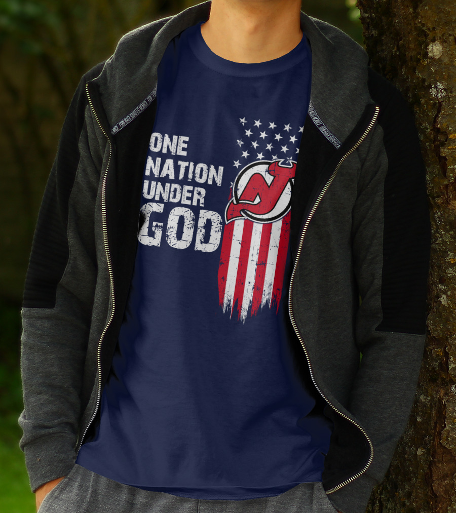 One Nation Under God New Jersey Devils T-Shirt