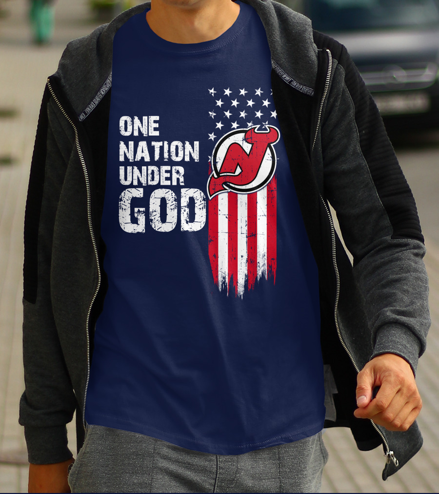 One Nation Under God New Jersey Devils T-Shirt