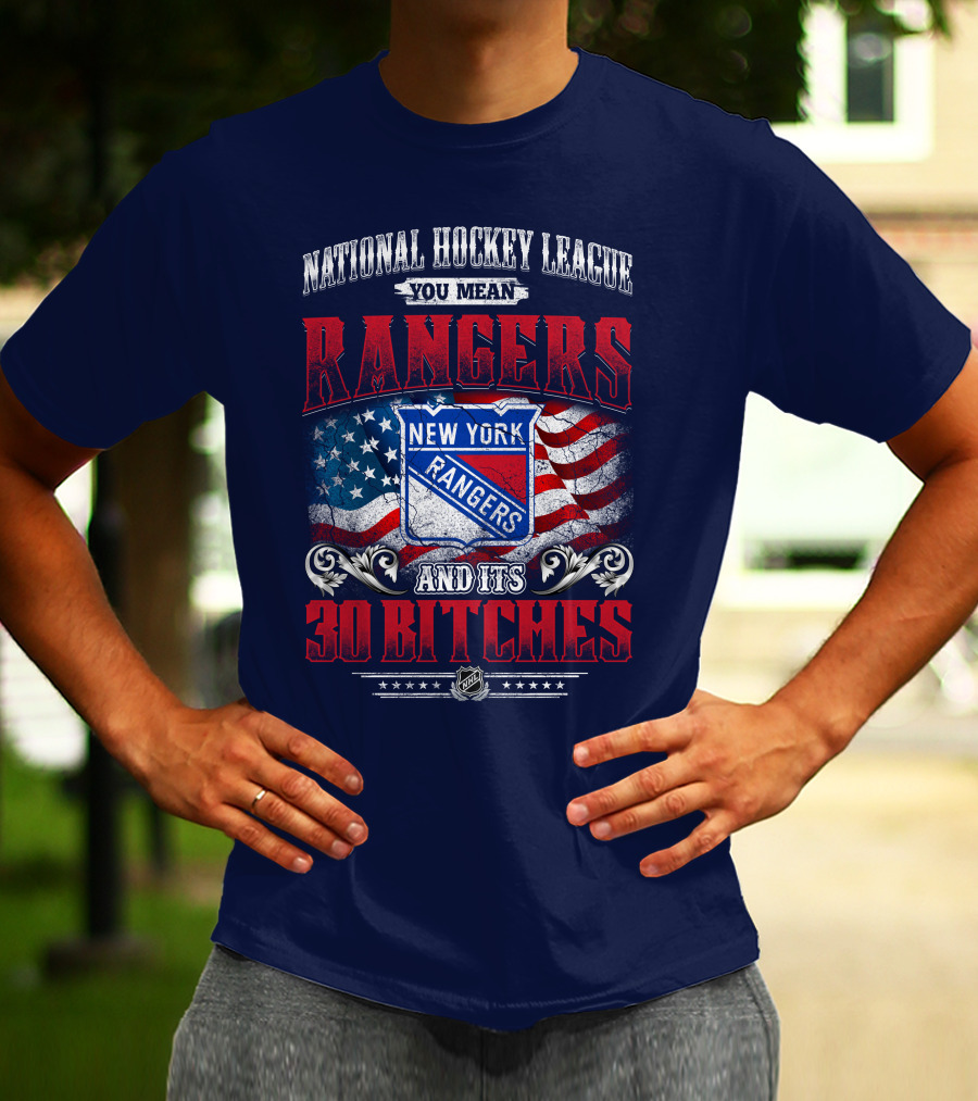 National Hockey League You Mean New York Rangers And Its 30 Bitches T-Shirt