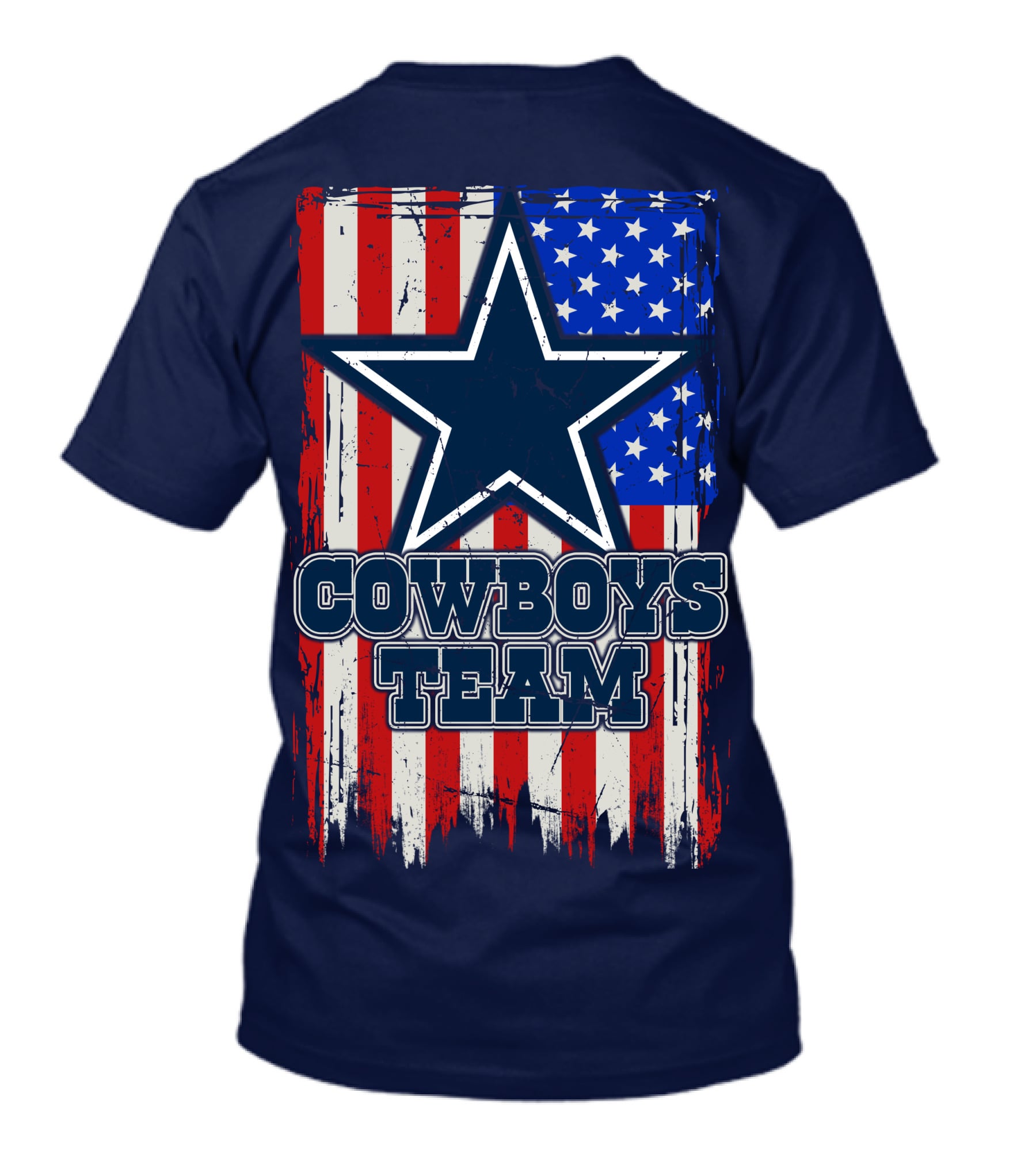 Cowboys Team Usa Flag Star T-Shirt