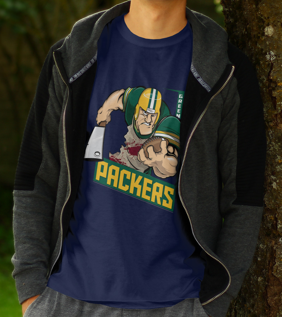 Green Bay Packers Tough Gridiron Warrior T-Shirt