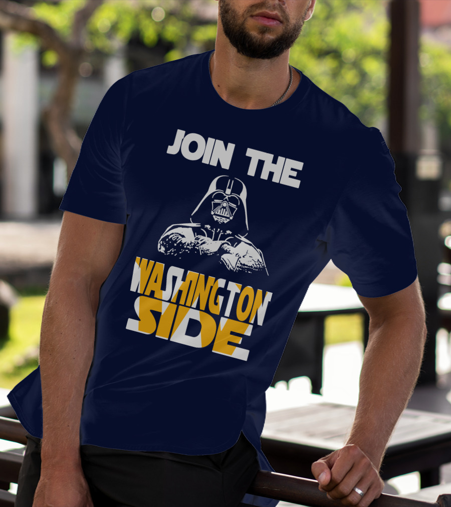 Join The Washington Side Darth Vader T-Shirt