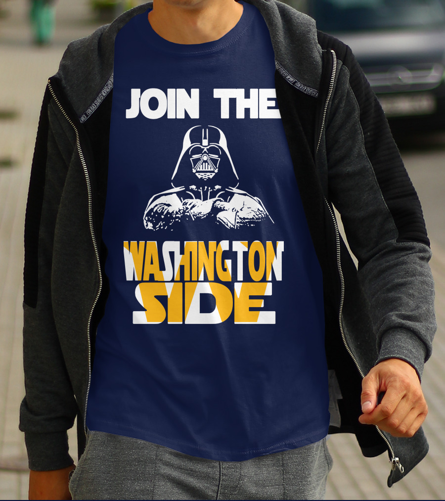Join The Washington Side Darth Vader T-Shirt