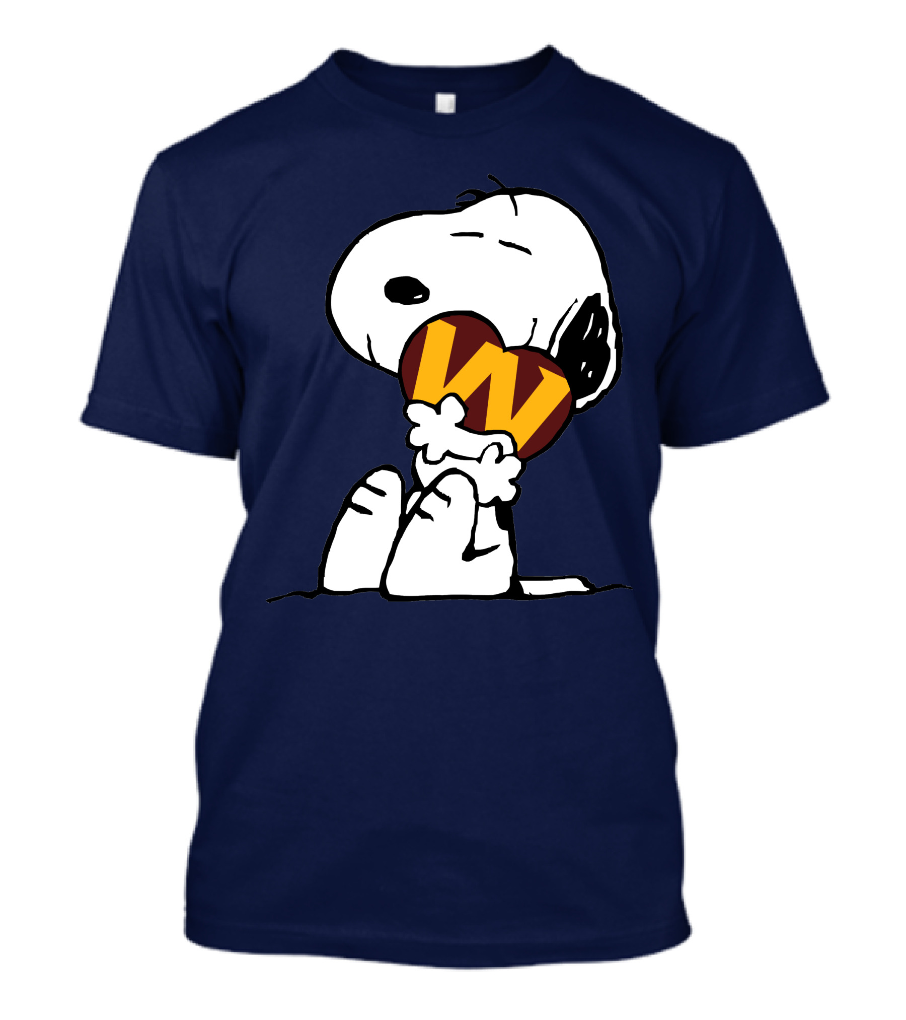 Snoopy Hugging Washington Football Heart T-Shirt