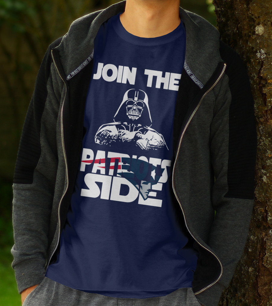 Join The New England Patriots Side T-Shirt