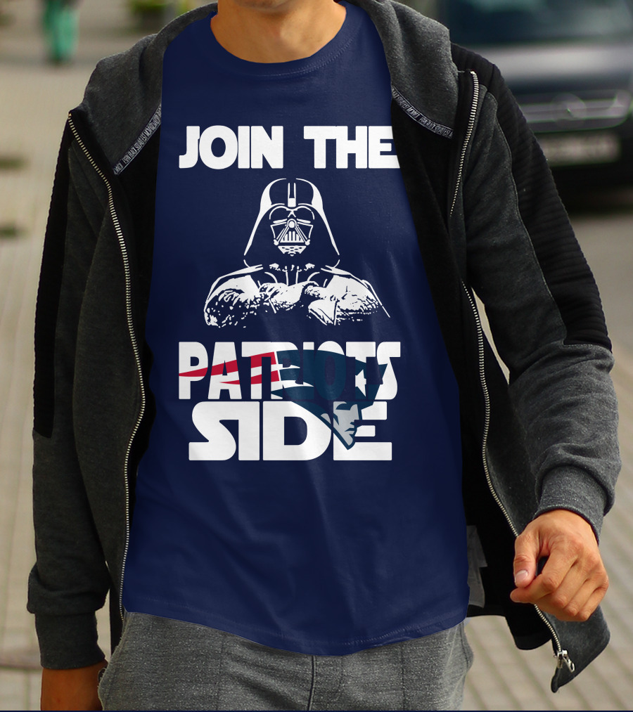 Join The New England Patriots Side T-Shirt