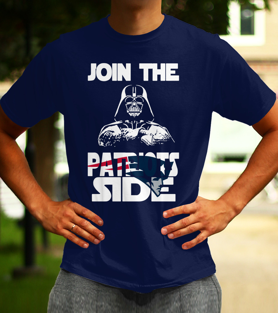 Join The New England Patriots Side T-Shirt
