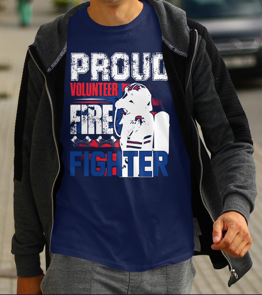 Proud Volunteer Firefighter T-Shirt
