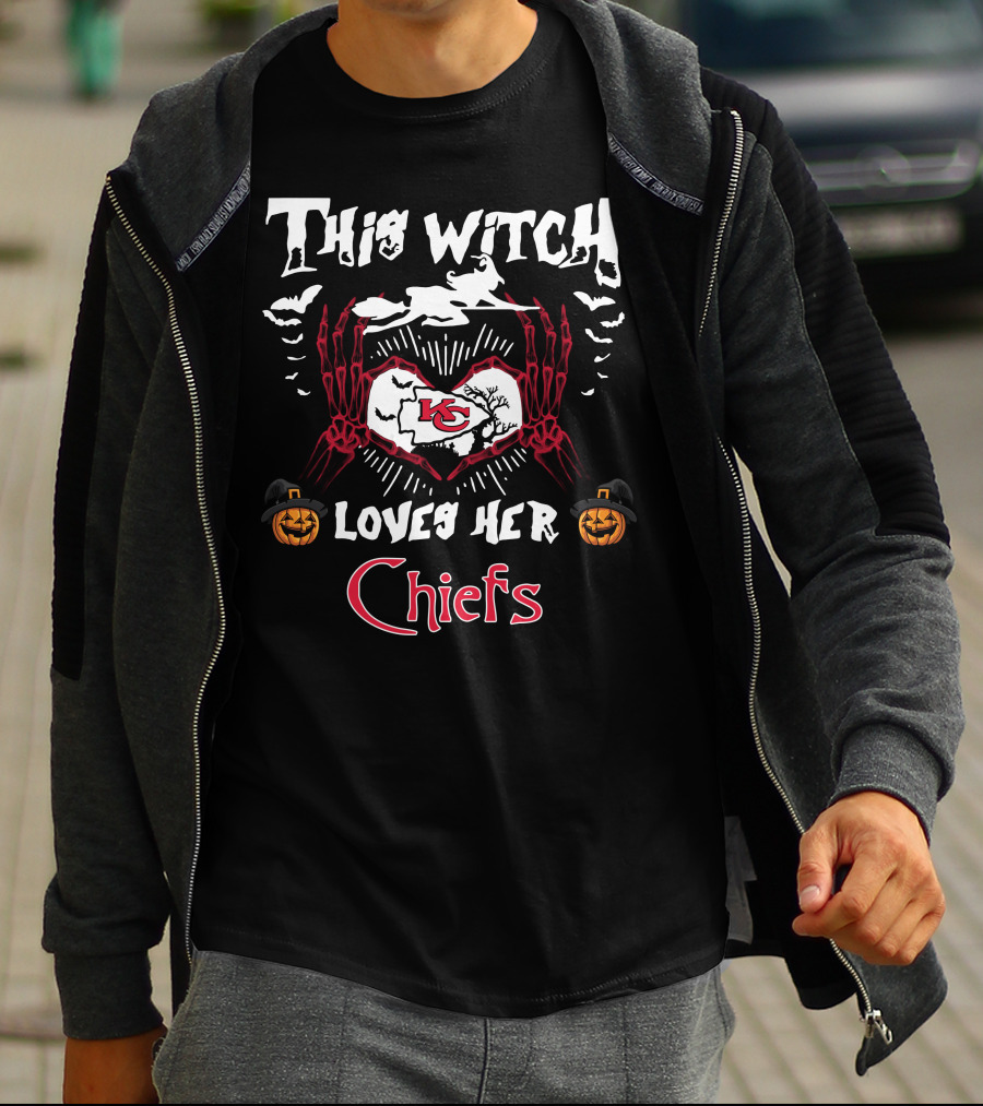 This Witch Loves Her Kansas City Chiefs T-Shirt