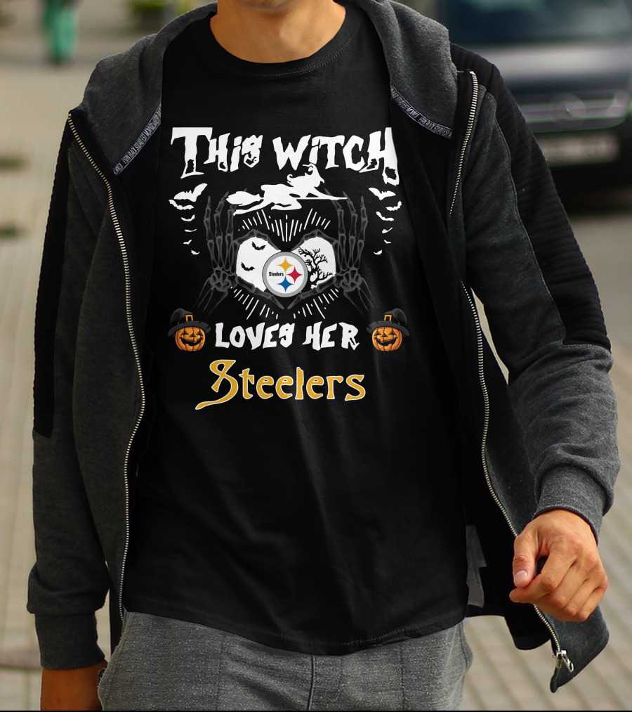 This Witch Loves Her Steelers T-Shirt